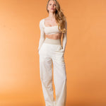 Off Duty Pants Cream - NORTHLINE LABEL AS