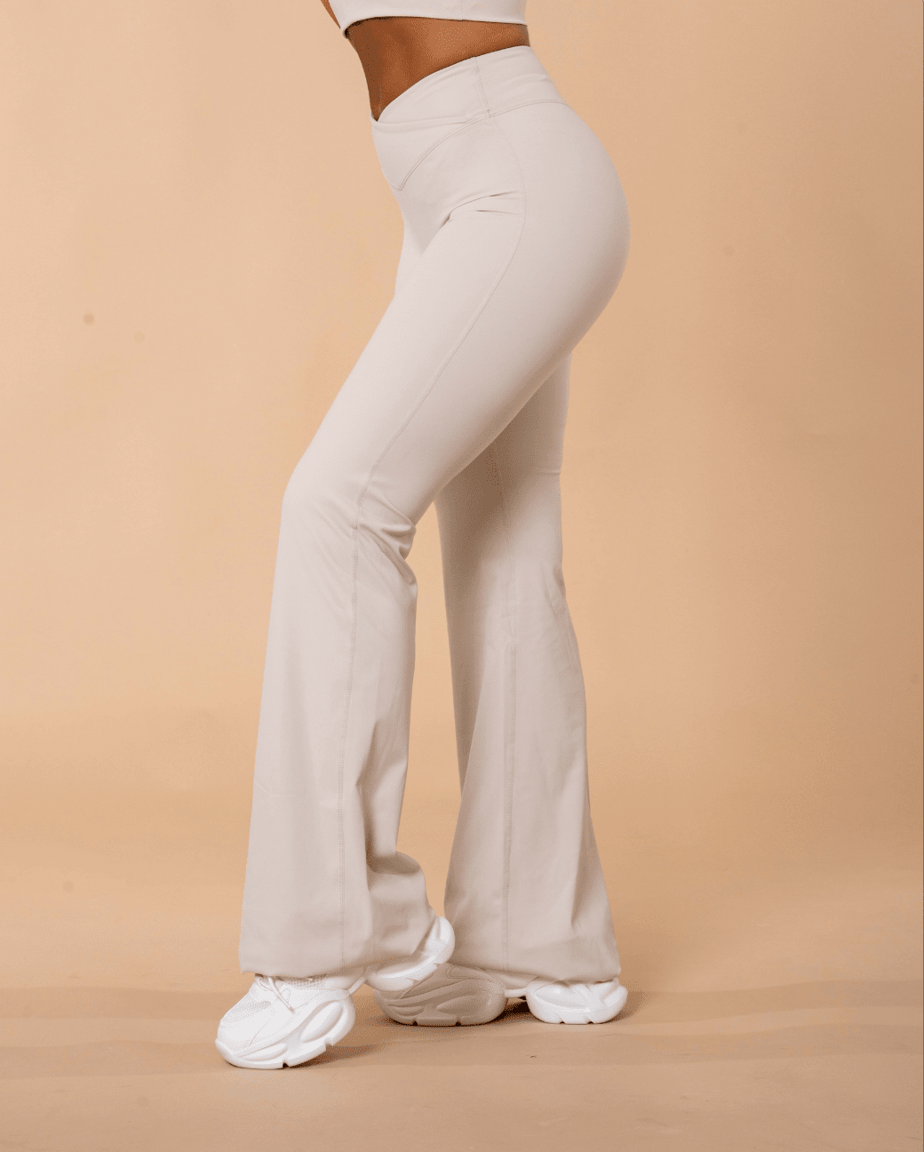 Old Money Beige Flares - NORTHLINE LABEL AS
