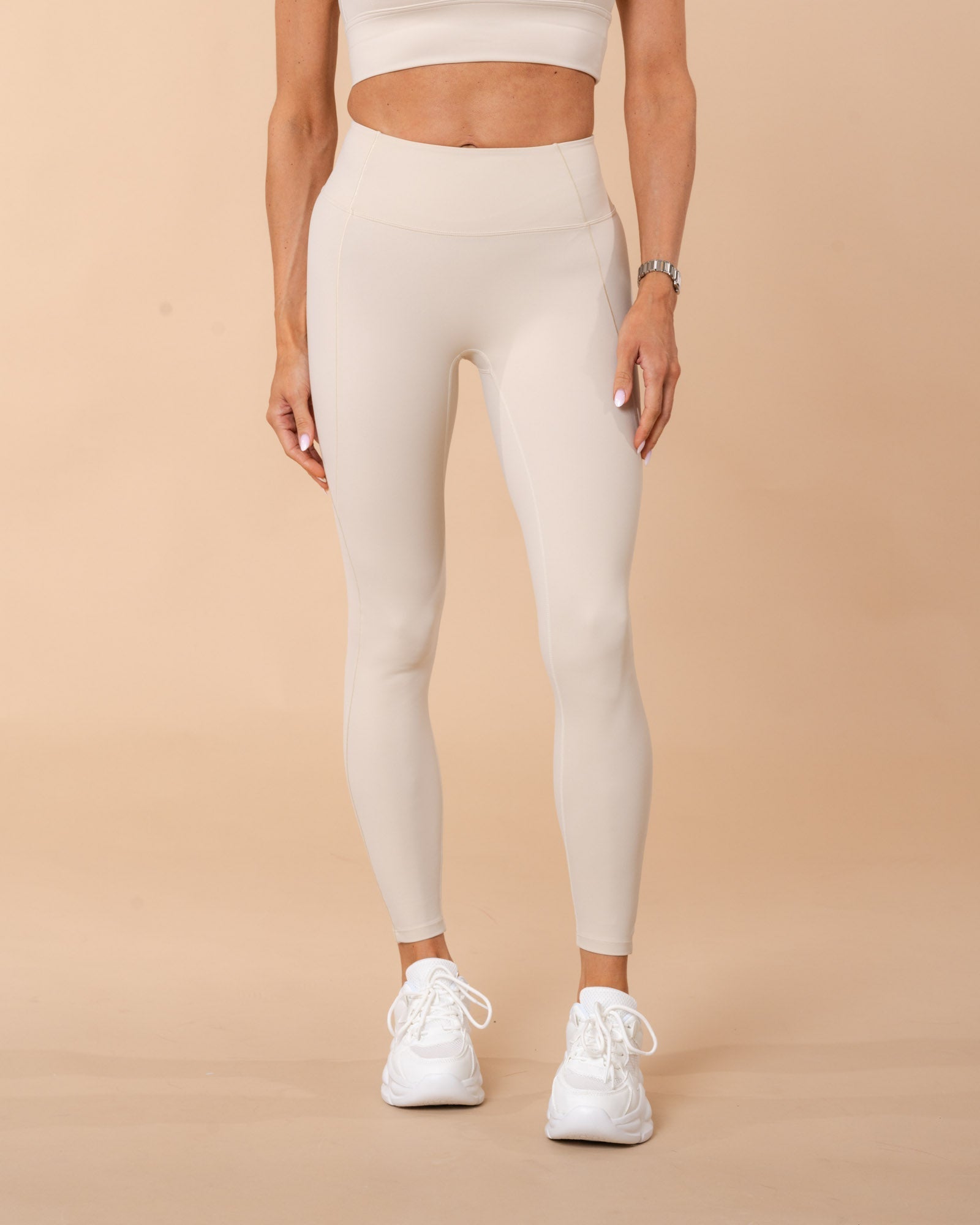 Old Money Cream Tights - NORTHLINE LABEL AS