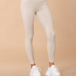Old Money Cream Tights - NORTHLINE LABEL AS