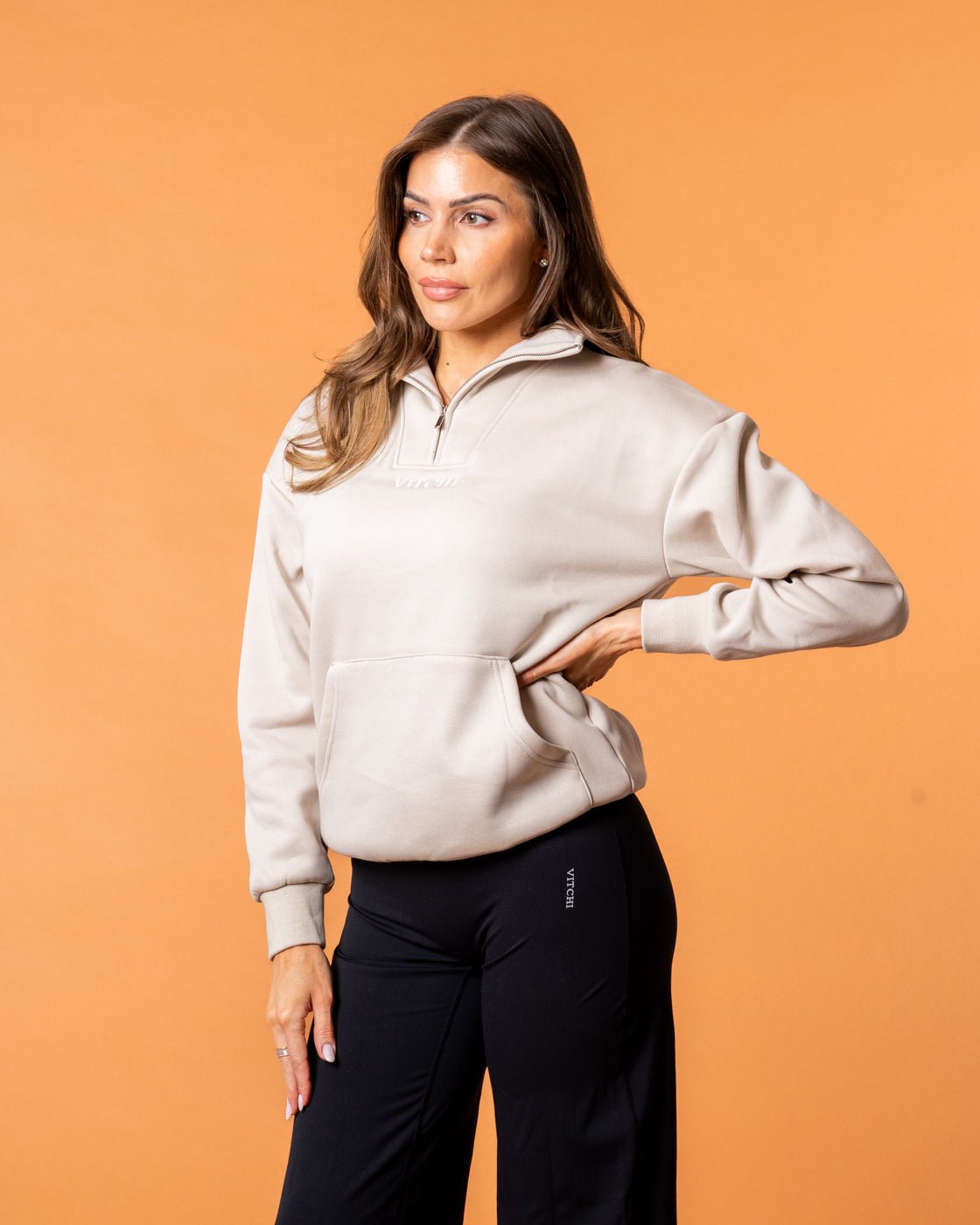 Premium Sweatshirt Beige - NORTHLINE LABEL AS
