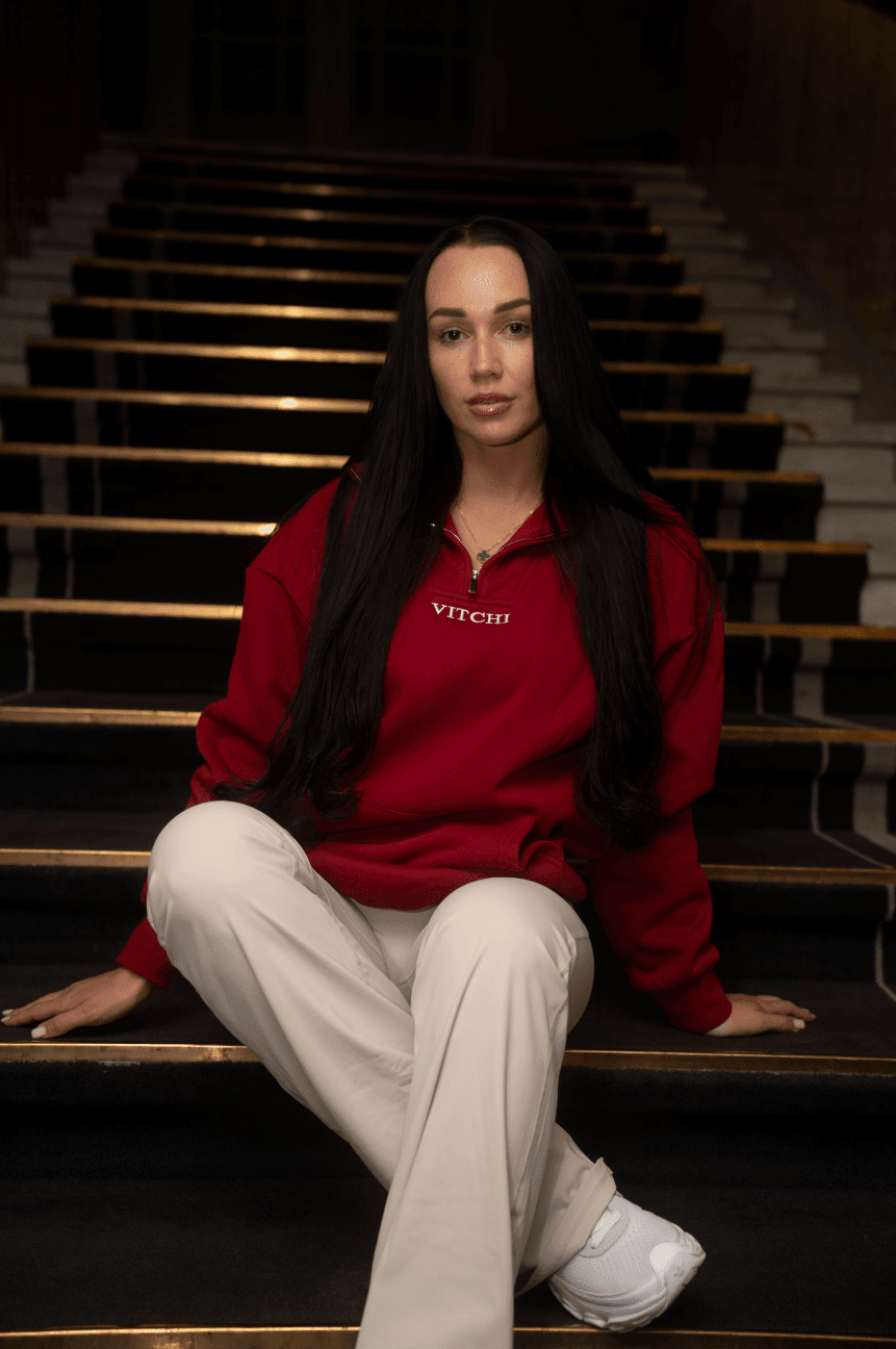 Premium Sweatshirt Red Wine - NORTHLINE LABEL AS