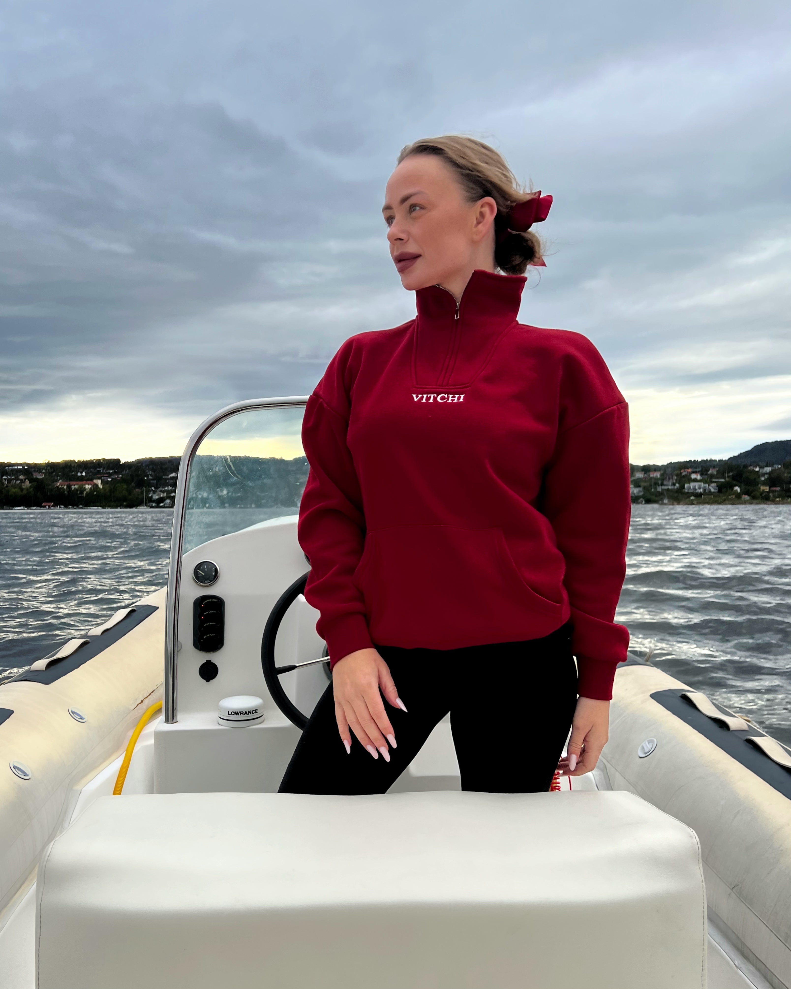 Premium Sweatshirt Red Wine - NORTHLINE LABEL AS