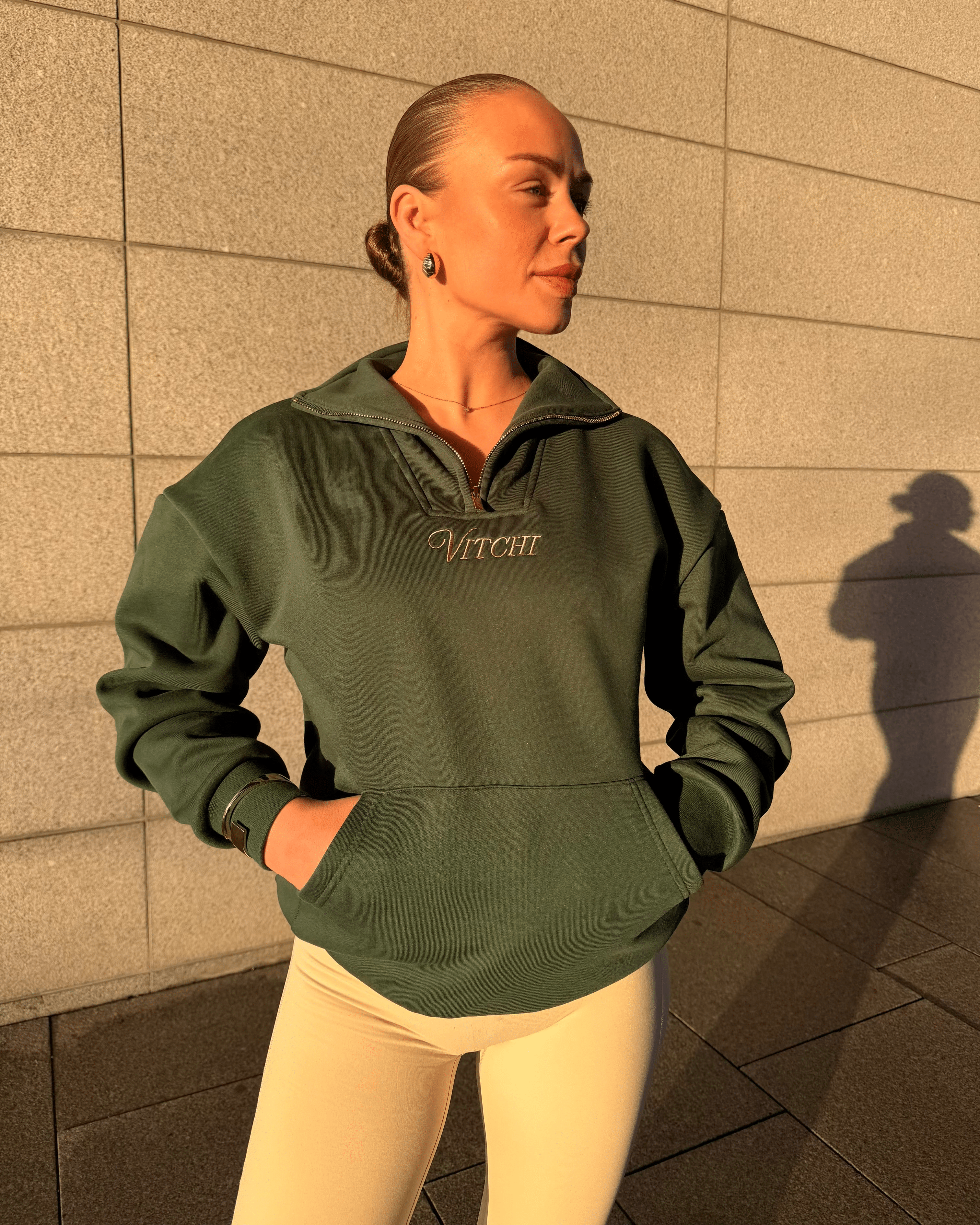 Premium Sweatshirt Royal Green - NORTHLINE LABEL AS