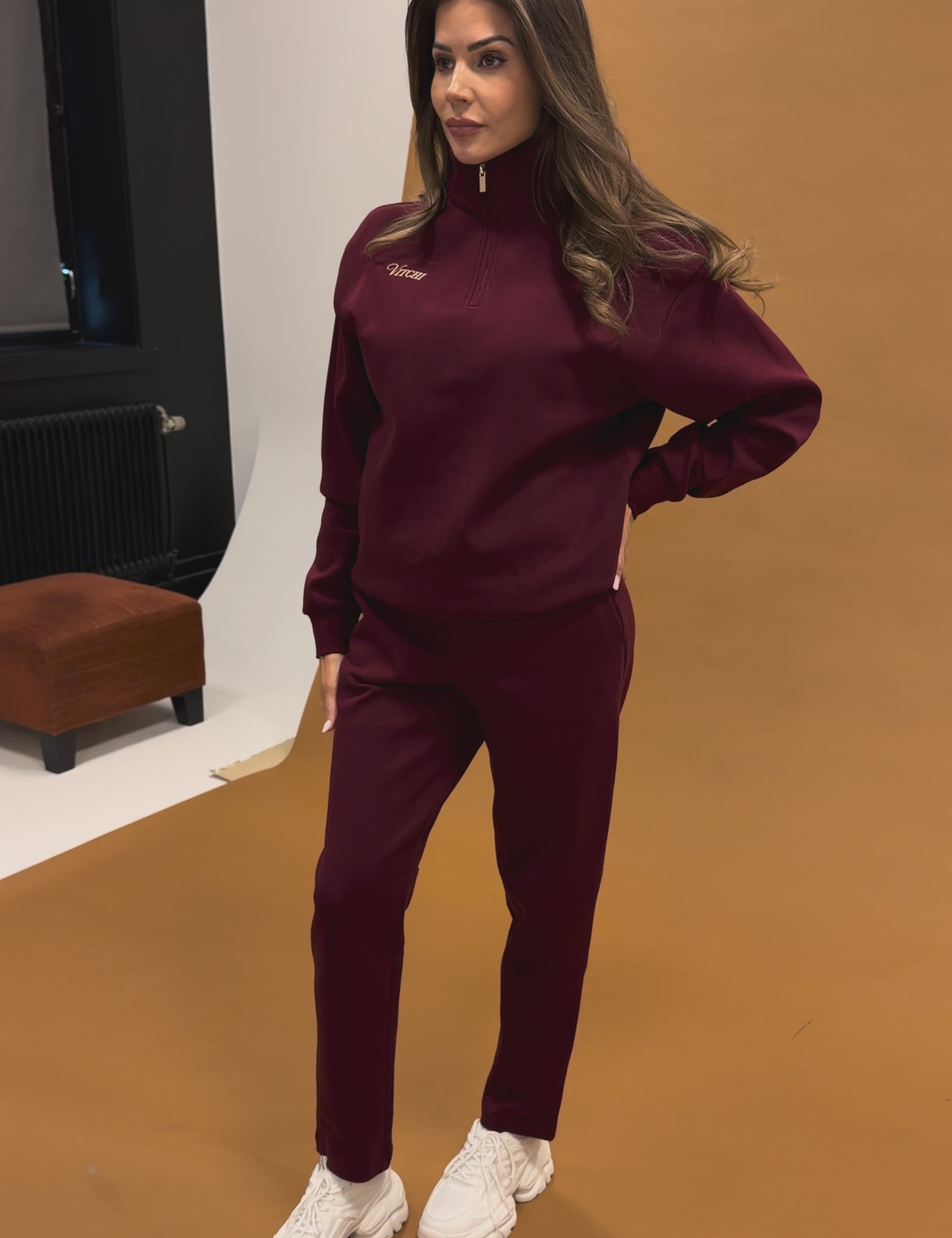 Royal Tracksuit Pants Burgunder