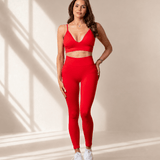 Red Chilli V-Back Tights - VITCHI VILANI