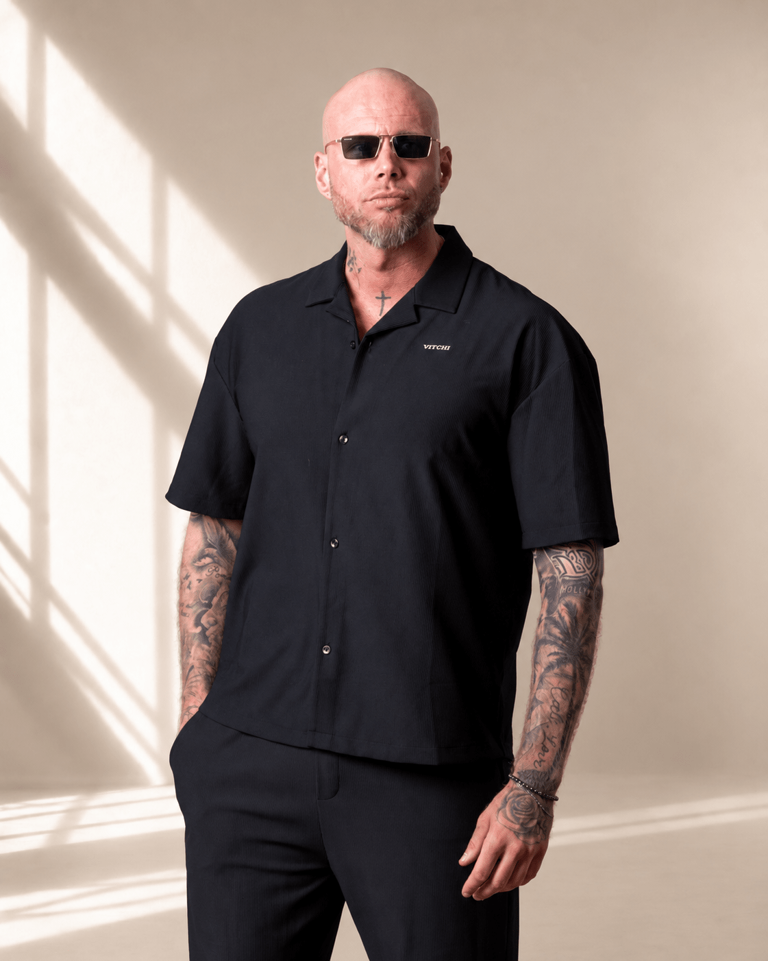Riviera Black Shirt - VITCHI VILANI