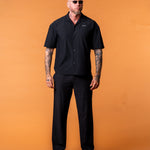 Riviera Black Shirt - NORTHLINE LABEL AS