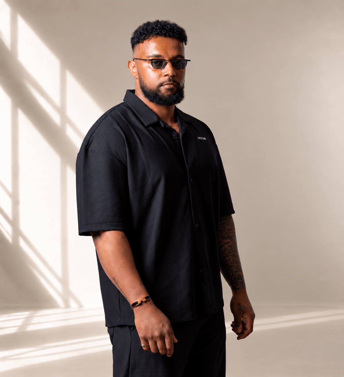 Riviera Black Shirt - VITCHI VILANI