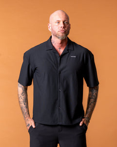 Riviera Black Shirt - NORTHLINE LABEL AS