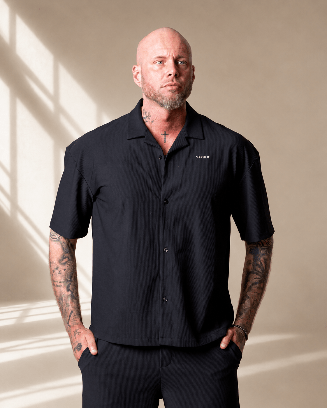 Riviera Black Shirt - VITCHI VILANI
