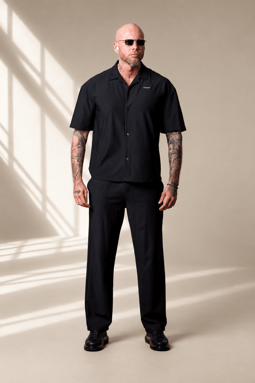 Riviera Black Shirt - VITCHI VILANI