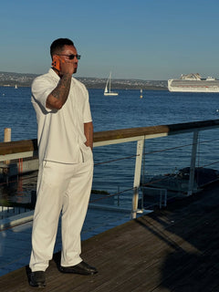 Riviera White Pants - NORTHLINE LABEL AS