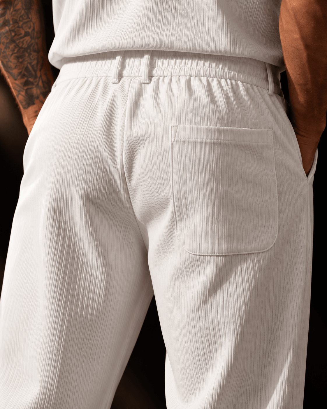 Riviera White Pants - VITCHI VILANI