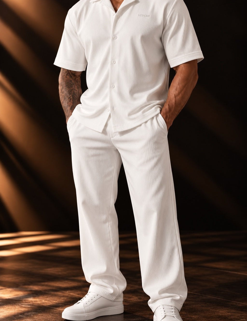 Riviera White Pants - VITCHI VILANI