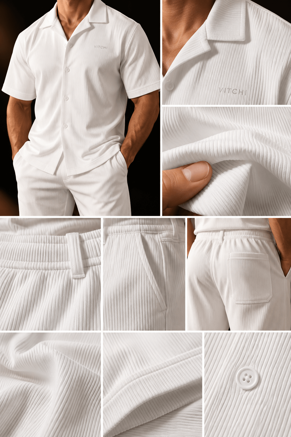 Riviera White Shirt - VITCHI VILANI
