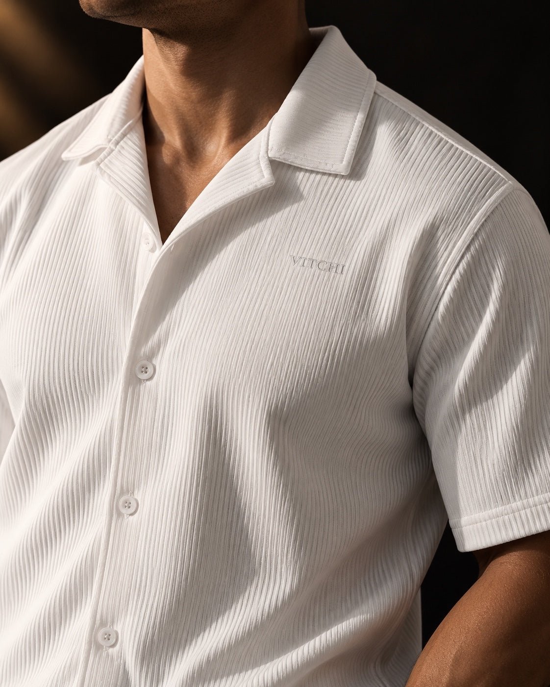 Riviera White Shirt - VITCHI VILANI