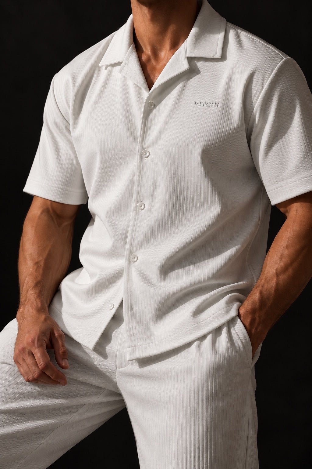 Riviera White Shirt - VITCHI VILANI