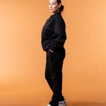 Royal Half Zip Black - NORTHLINE LABEL AS