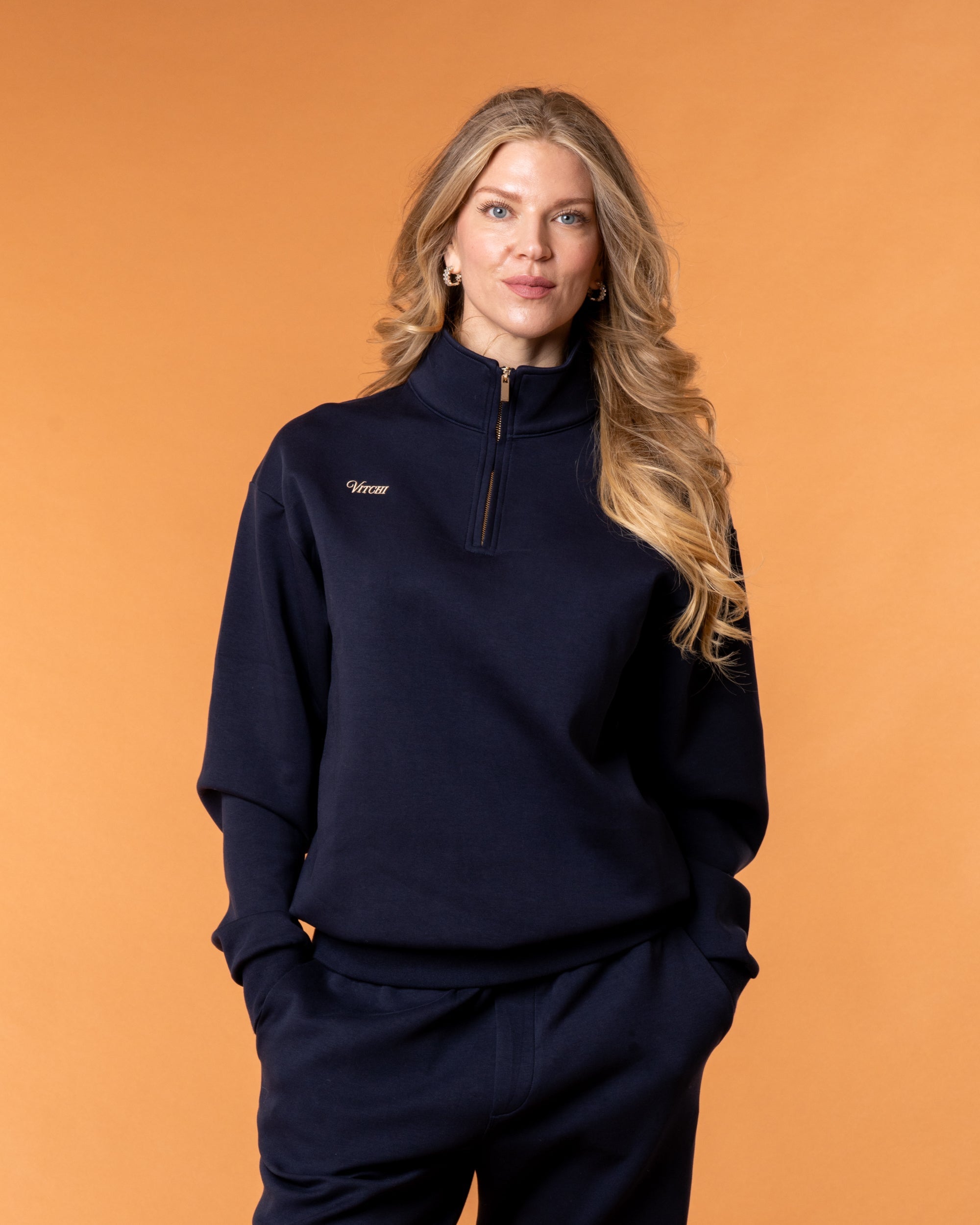 Royal Half Zip Blue - NORTHLINE LABEL AS