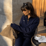 Royal Half Zip Blue - NORTHLINE LABEL AS