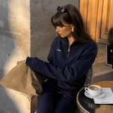 Royal Half Zip Blue - NORTHLINE LABEL AS