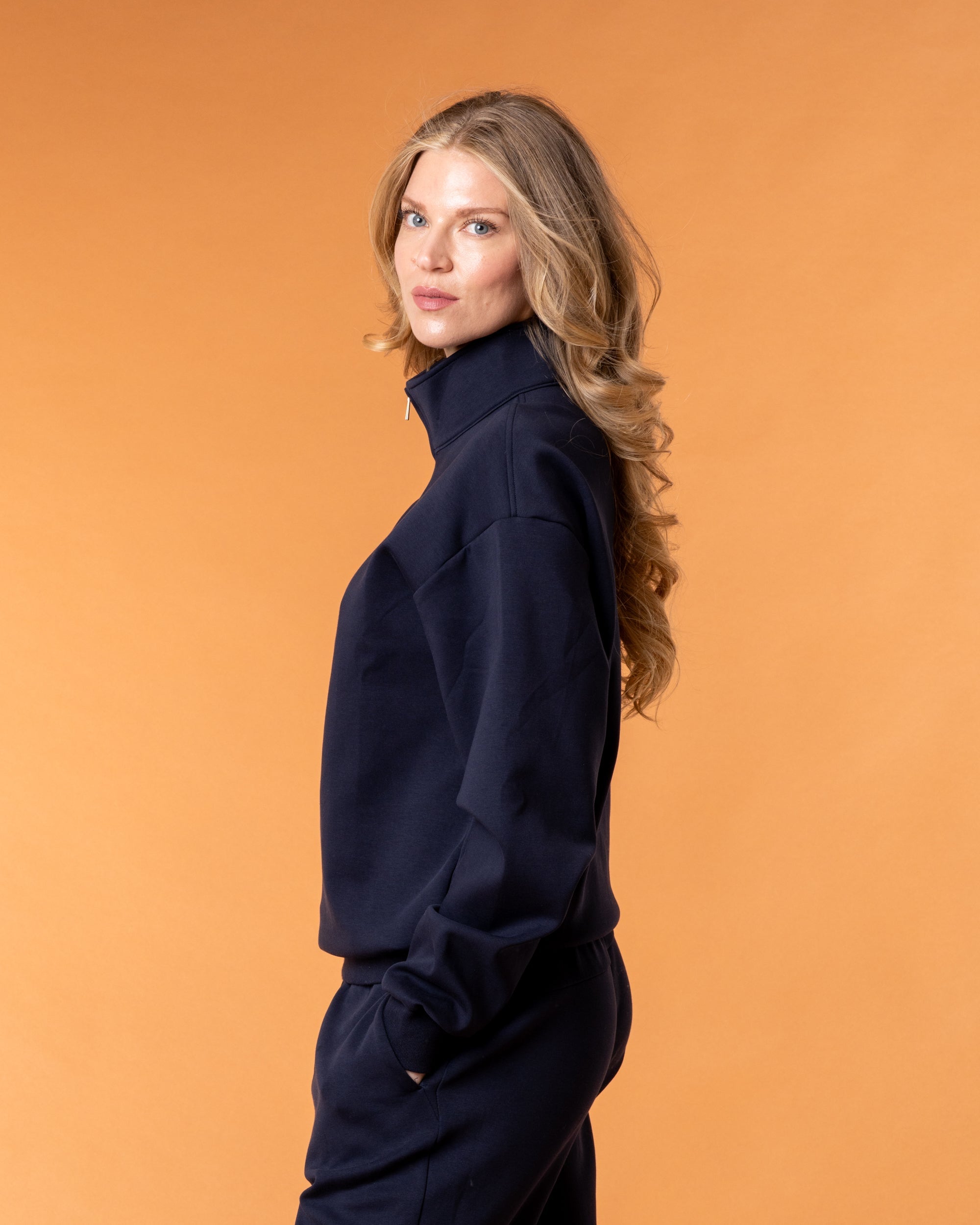 Royal Half Zip Blue - NORTHLINE LABEL AS