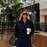 Royal Half Zip Blue - NORTHLINE LABEL AS