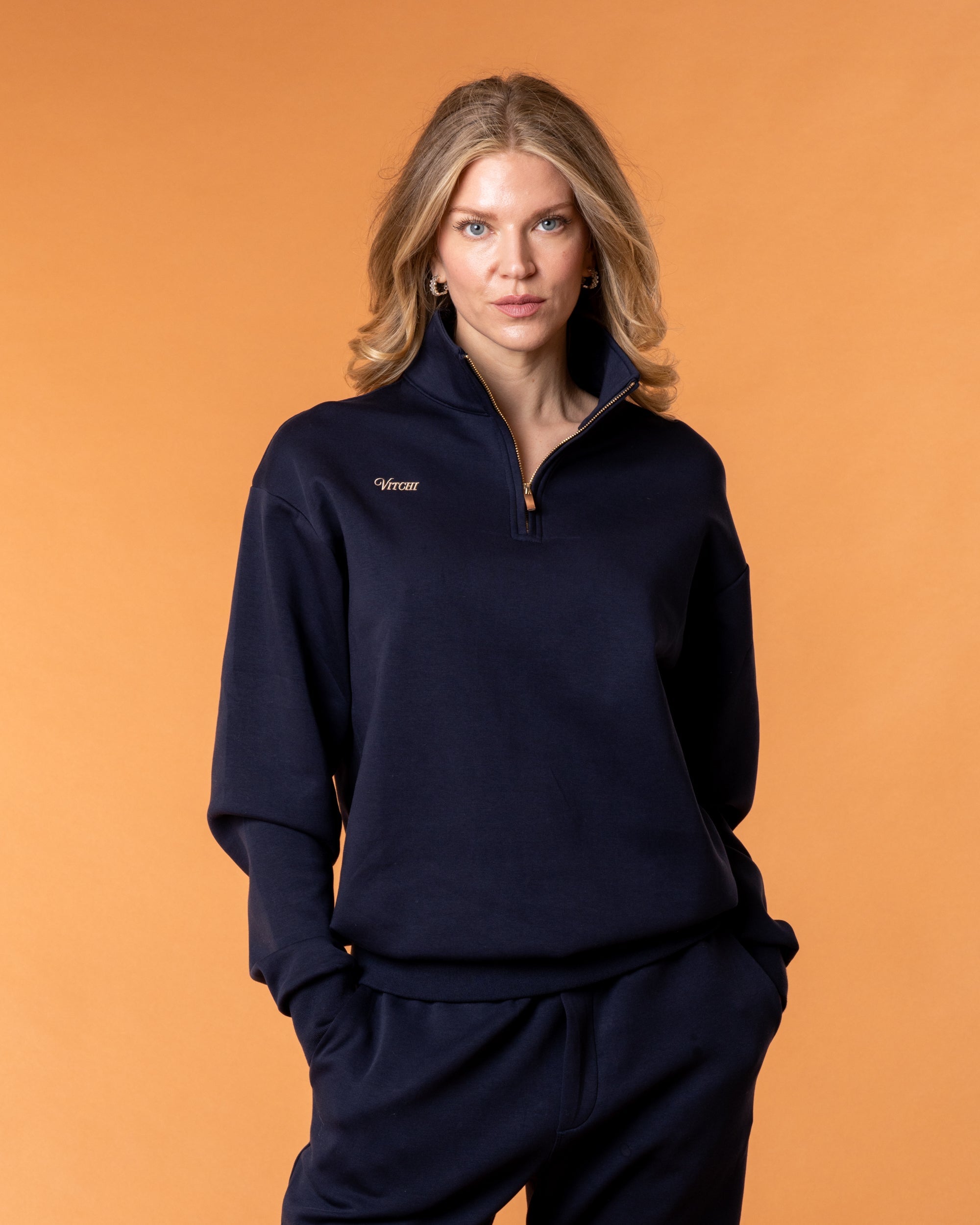 Royal Half Zip Blue - NORTHLINE LABEL AS