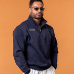 Royal Half Zip Blue Man - NORTHLINE LABEL AS
