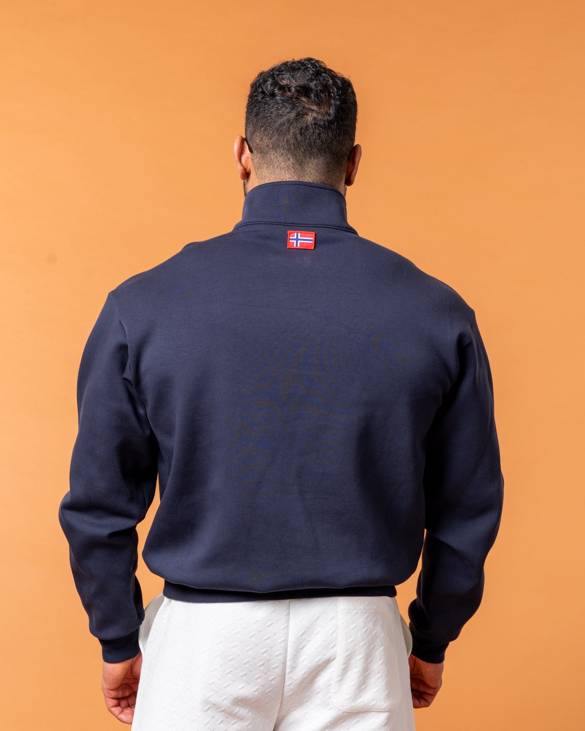 Royal Half Zip Blue Man - NORTHLINE LABEL AS