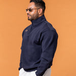 Royal Half Zip Blue Man - NORTHLINE LABEL AS