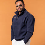 Royal Half Zip Blue Man - NORTHLINE LABEL AS