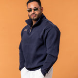 Royal Half Zip Blue Man - NORTHLINE LABEL AS