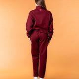 Royal Half Zip Burgunder - NORTHLINE LABEL AS