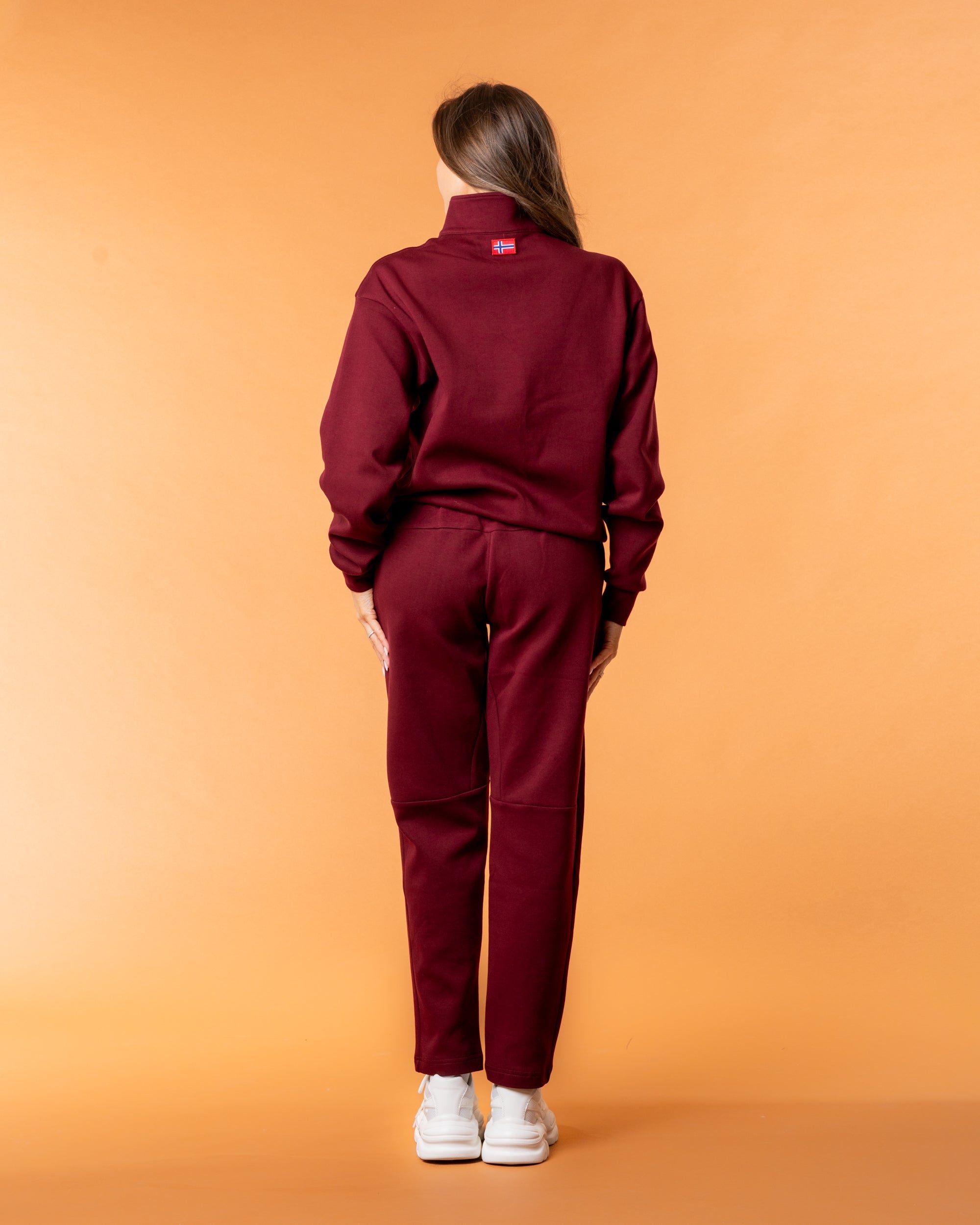 Royal Half Zip Burgunder - NORTHLINE LABEL AS