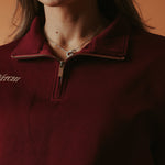 Royal Half Zip Burgunder - NORTHLINE LABEL AS