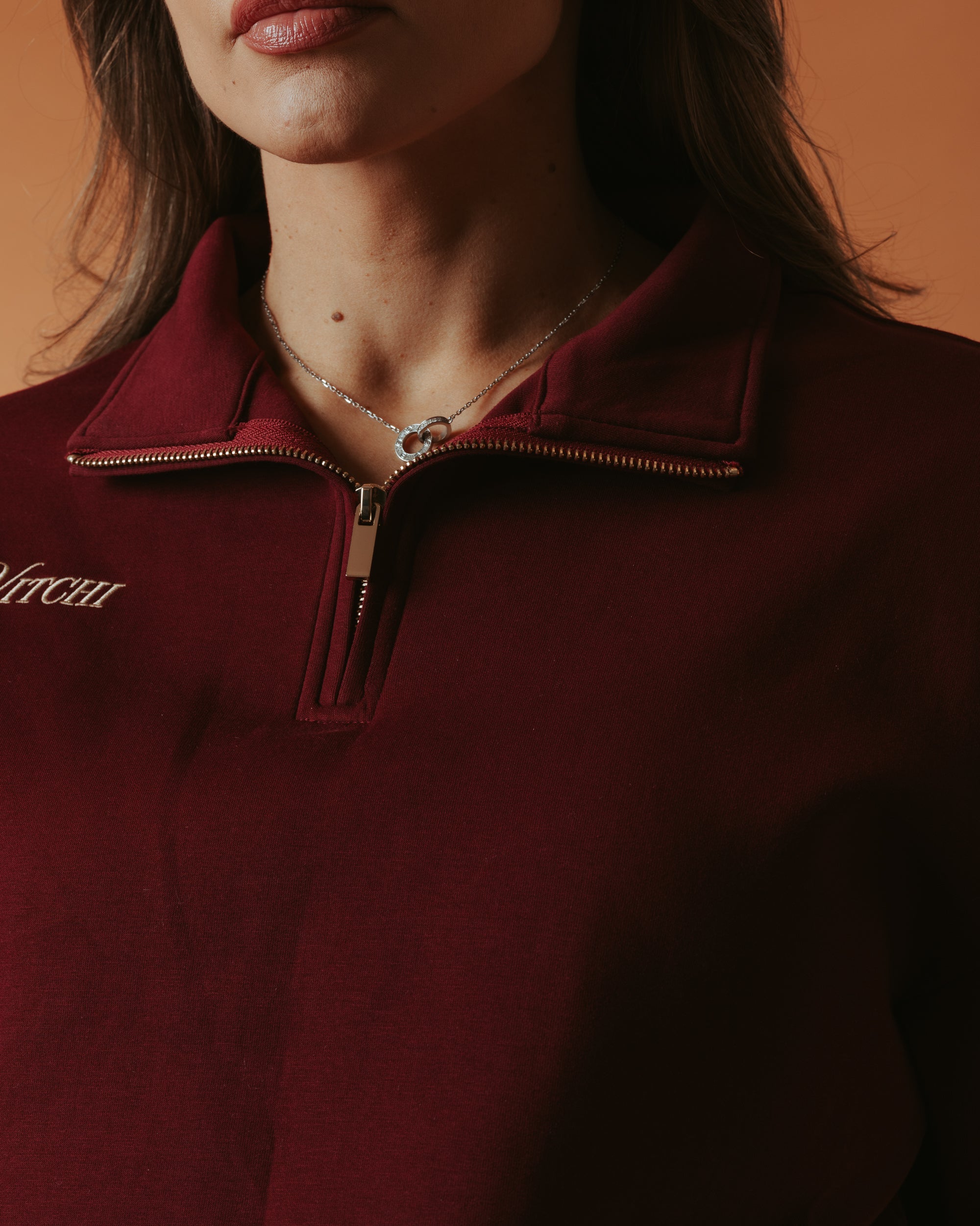 Royal Half Zip Burgunder - NORTHLINE LABEL AS