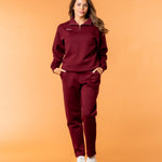 Royal Half Zip Burgunder - NORTHLINE LABEL AS
