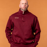 Royal Half Zip Burgunder Man - NORTHLINE LABEL AS