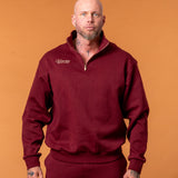 Royal Half Zip Burgunder Man - NORTHLINE LABEL AS