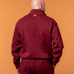 Royal Half Zip Burgunder Man - NORTHLINE LABEL AS