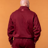 Royal Half Zip Burgunder Man - NORTHLINE LABEL AS