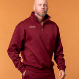 Royal Half Zip Burgunder Man - NORTHLINE LABEL AS