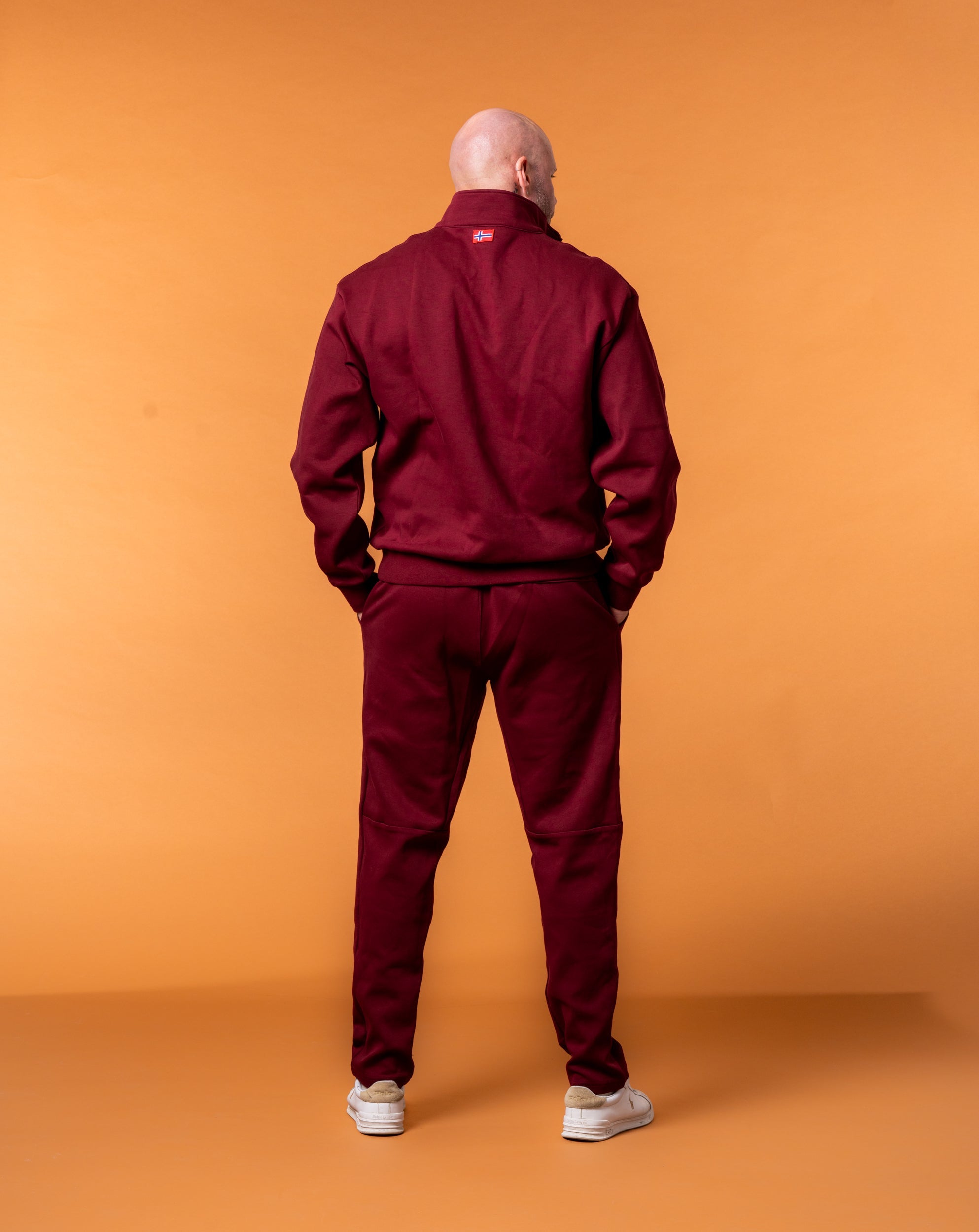 Royal Half Zip Burgunder Man - NORTHLINE LABEL AS