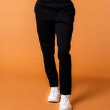 Royal Tracksuit Pants Black - NORTHLINE LABEL AS