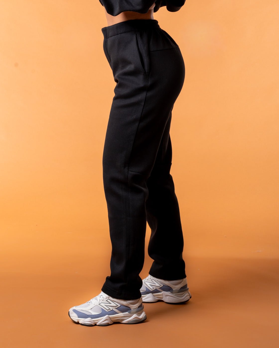 Royal Tracksuit Pants Black - NORTHLINE LABEL AS