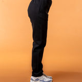Royal Tracksuit Pants Black - NORTHLINE LABEL AS