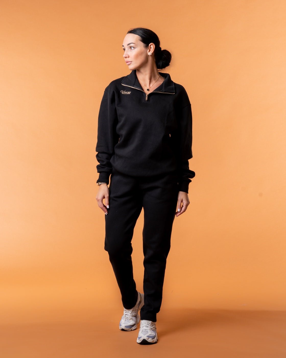 Royal Tracksuit Pants Black - NORTHLINE LABEL AS