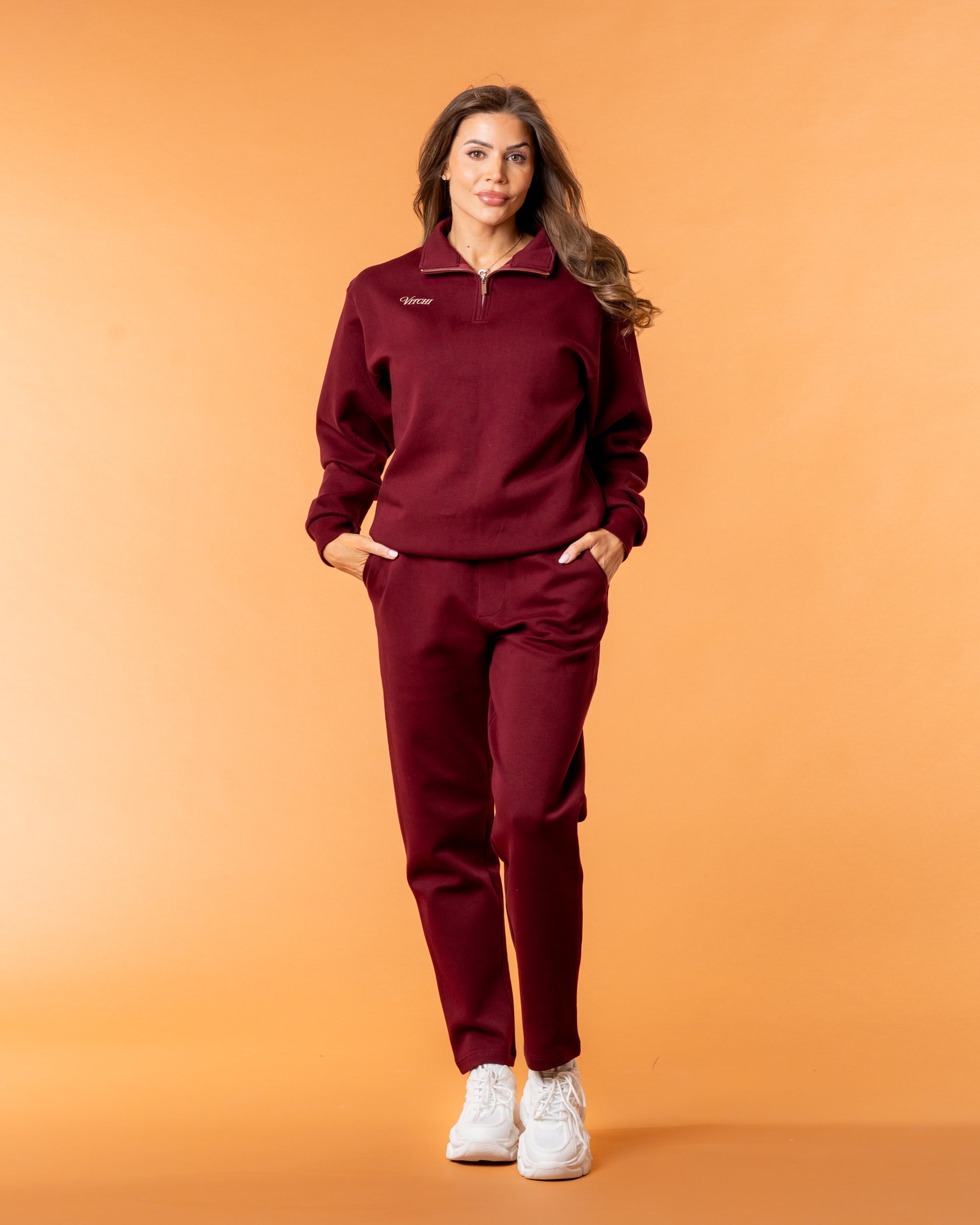 Royal Tracksuit Pants Burgunder - NORTHLINE LABEL AS